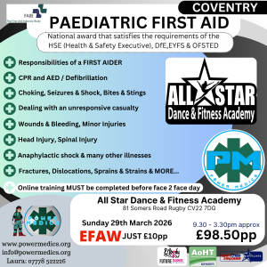 BLENDED PAEDIATRIC: COVENTRY 29/03/2026