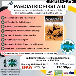 BLENDED PAEDIATRIC: PORTSMOUTH 19/03/2026