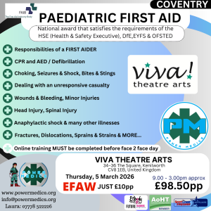 BLENDED PAEDIATRIC: COVENTRY 5/03/2026