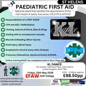 BLENDED PAEDIATRIC: ST HELENS 15/05/2026