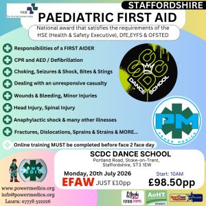 BLENDED PAEDIATRIC:STAFFORDSHIRE 20/07/2026